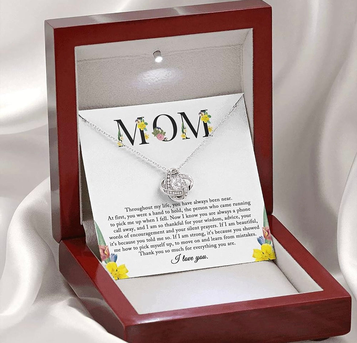 Thank You Necklace for Mom
Mother'S Day Gift